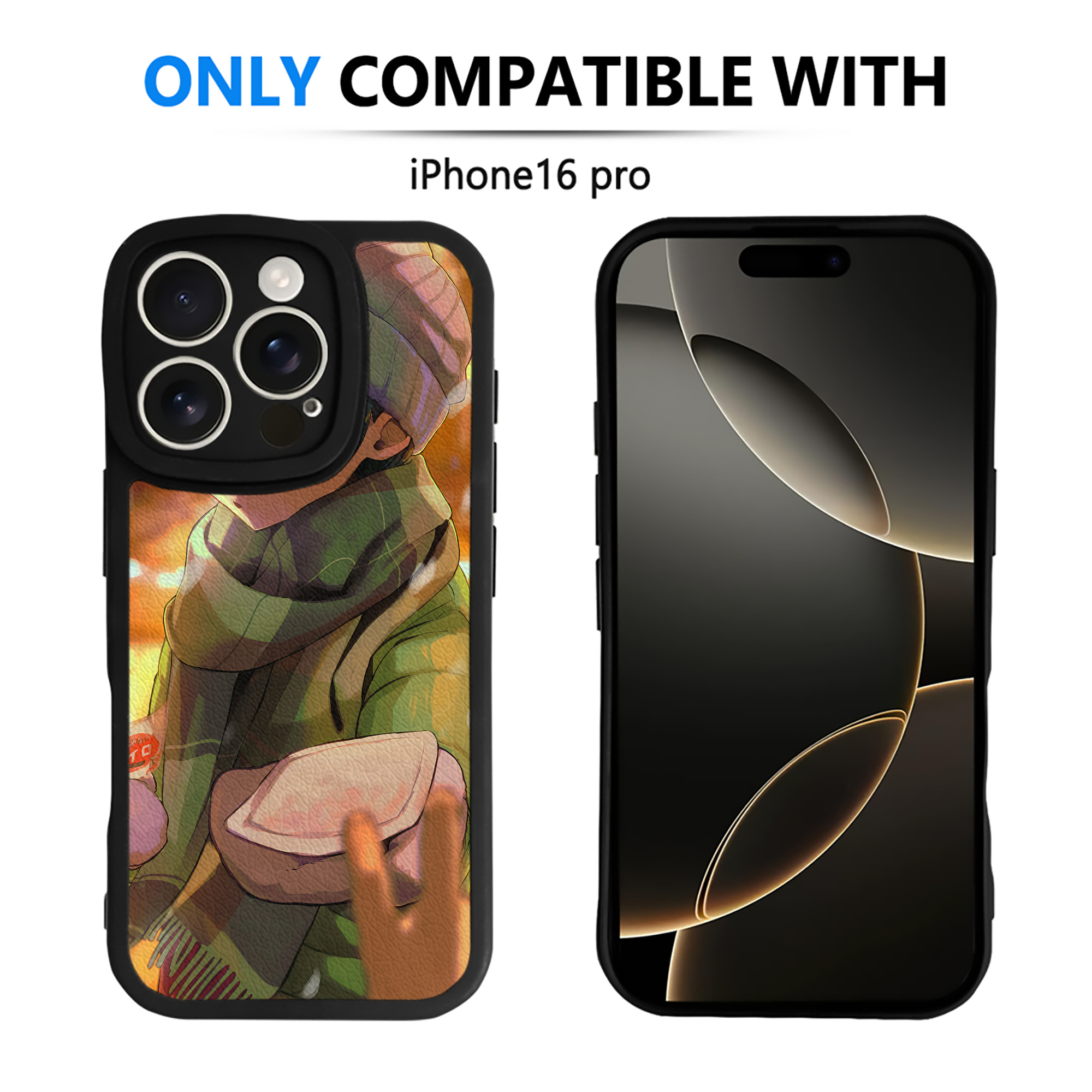 （画像用） 薬屋のひとりごと The Apothecary Diaries 【iPhone 16シリーズ対応】シリコンスマホケース（レザー調） 材質：シリコン